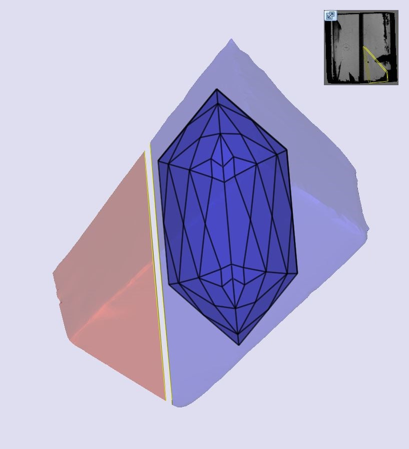 2.13ct | F/VVS2 Hexagon Shape Lattice Cut Lab Diamond (IGI)