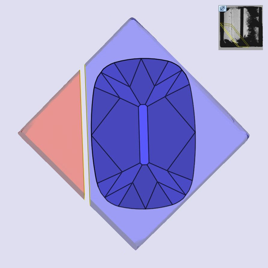 4.06ct | F/VVS2 Cushion Shape Old Mine Cut Lab Diamond (IGI)