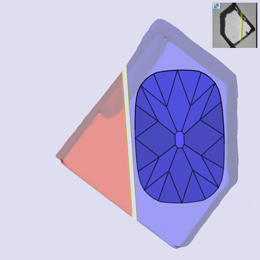 5.29ct | G/VS2 Antique Cushion Shape Old Mine Cut Lab Diamond (IGI)