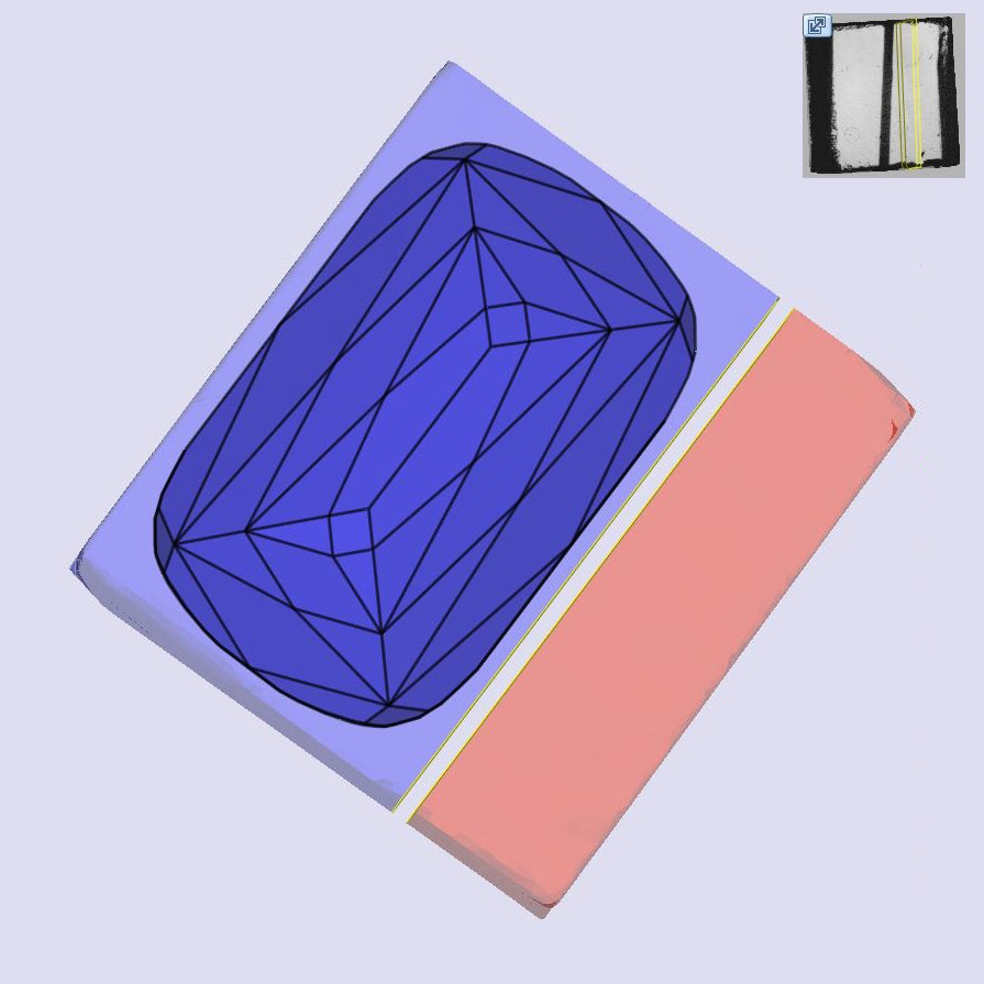 5.54ct | F/VS1 Cushion Shape Lattice Cut Lab Diamond (IGI)