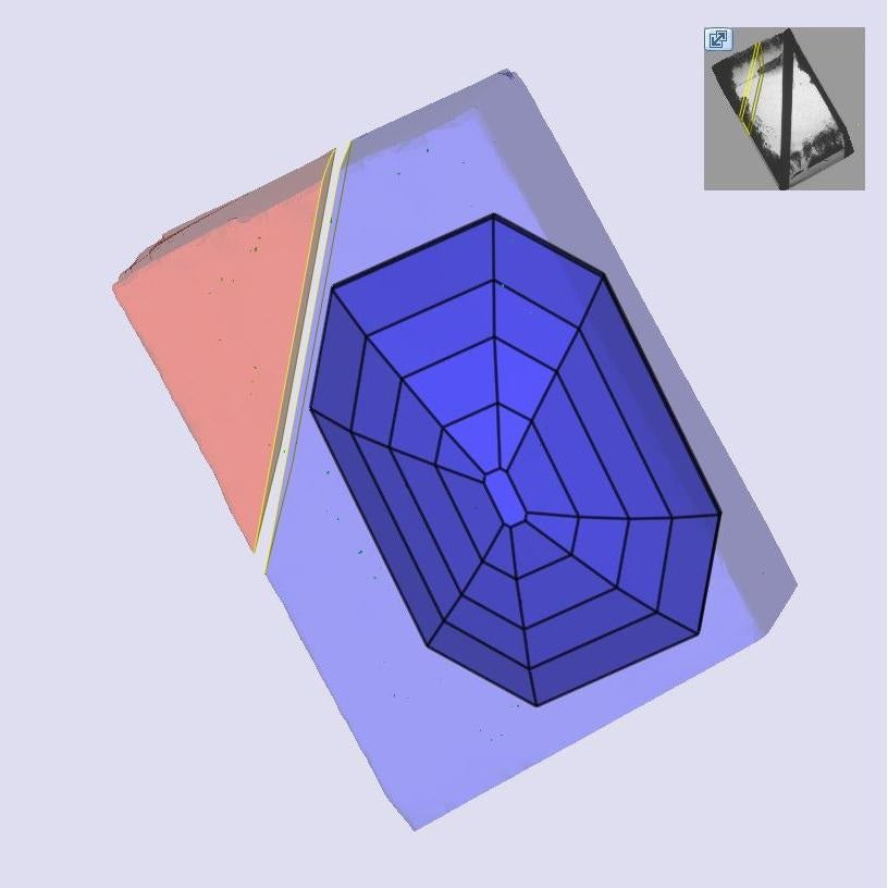 1.91ct | F/VS1 Octagon Shape Step Cut Lab Diamond (IGI)