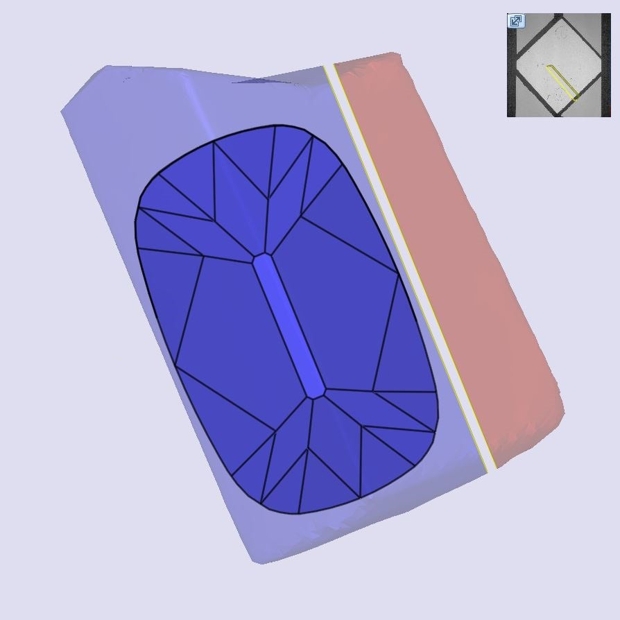 3.26ct | F/VVS2 Cushion Shape Old Mine Cut Lab Diamond (IGI)