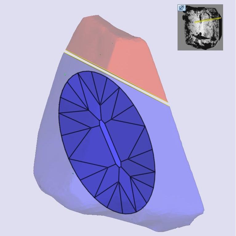 2.81ct | J/VVS2 Oval Shape Old Mine Cut Lab Diamond (IGI)