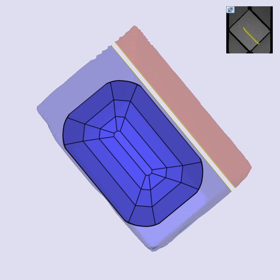 3.13ct | G/VVS2 Cushion Shape Step Cut Lab Diamond (IGI)