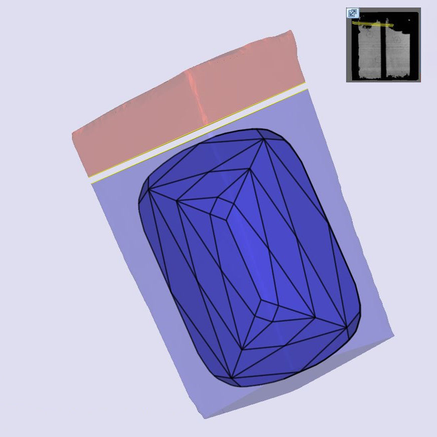 5.29ct | H/VVS2 Cushion Shape Lattice Cut Lab Diamond (IGI)
