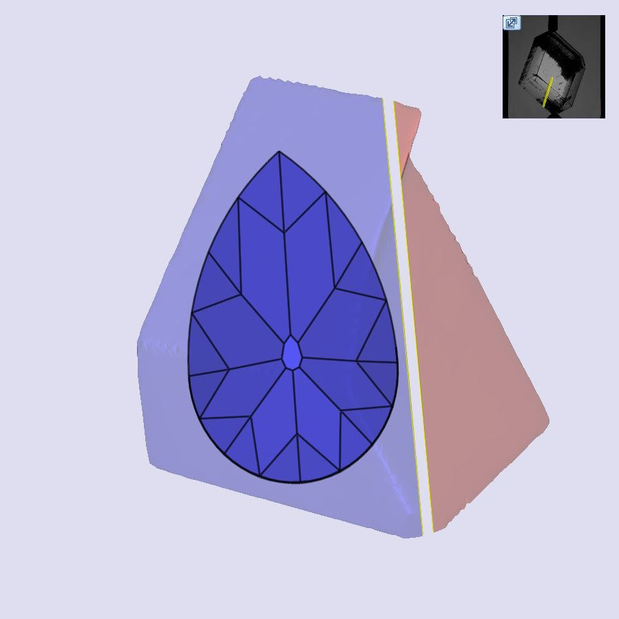 1.75ct | D/VS1 Pear Shape Old Mine Cut Lab Diamond (IGI)