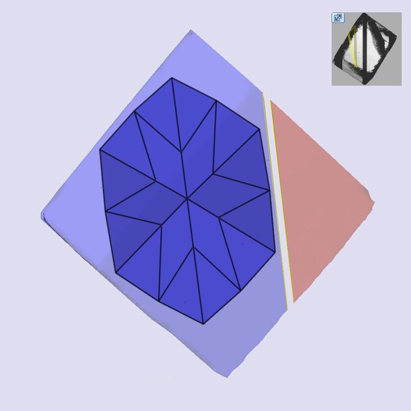 1.91ct | F/VS1 Hexagon Shape Brilliant Cut Lab Diamond (IGI)