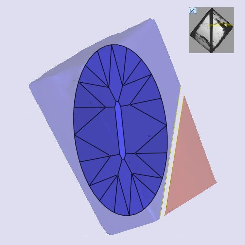 1.81ct | G/VS1 Oval Shape Old Mine Cut Lab Diamond (IGI)