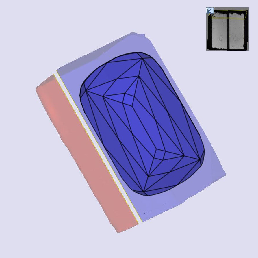 4.11ct | L/VVS2 Champagne Cushion Shape Lattice Cut Lab Diamond (IGI)-LITHOS Diamond