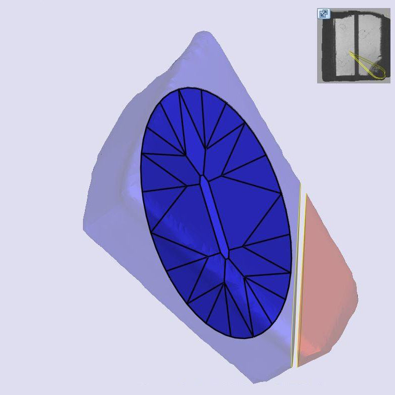 2.90ct | K/VS1 Oval Shape Old Mine Cut Lab Diamond (IGI)-LITHOS Diamond