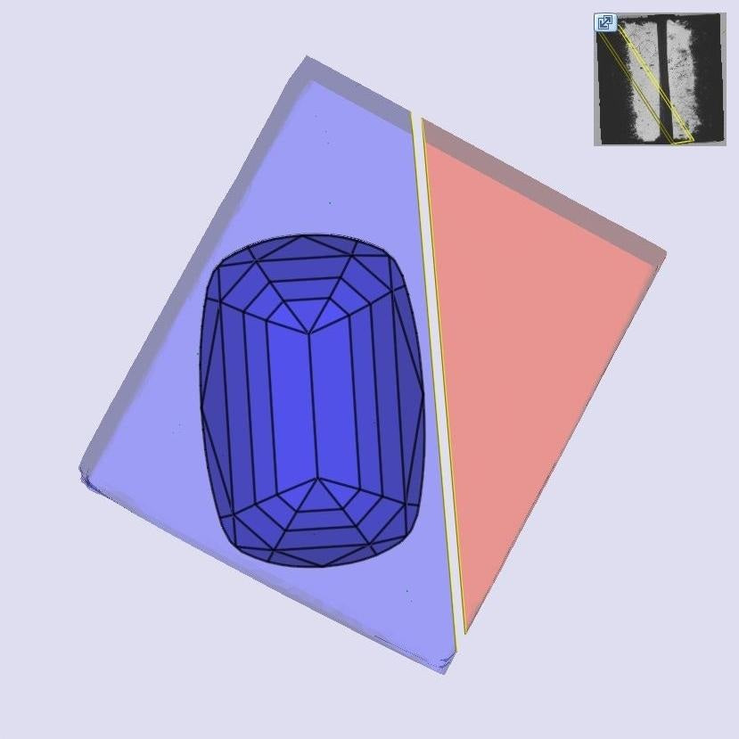 2.01ct | K/VVS1 Cushion Shape Lattice Cut Lab Diamond (IGI)-LITHOS Diamond