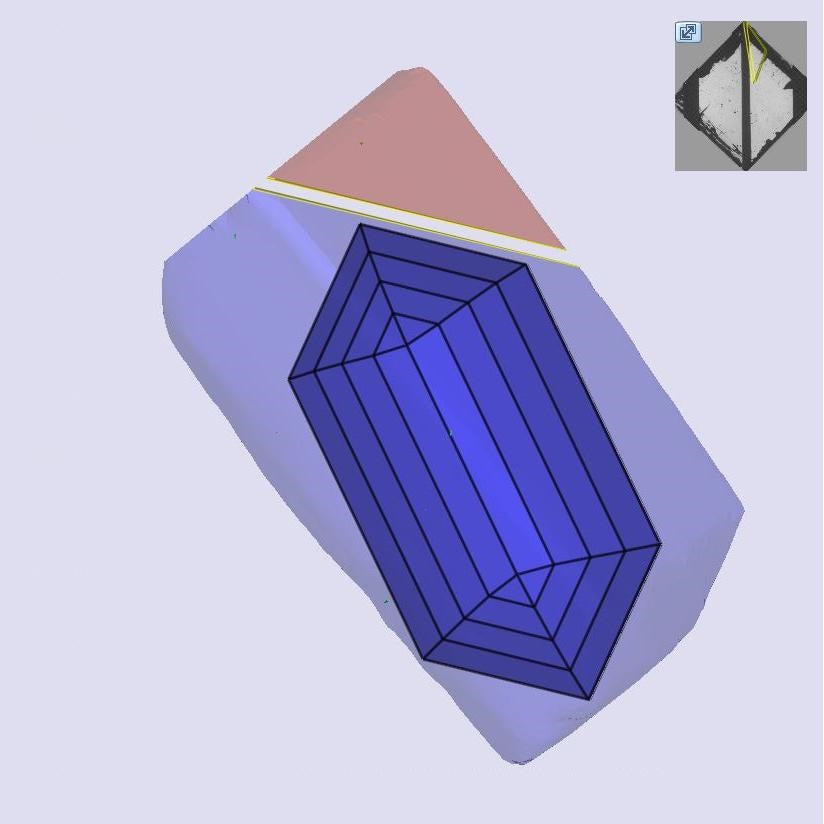 1.89ct | E/VVS2 Hexagon Shape Step Cut Lab Diamond (IGI)