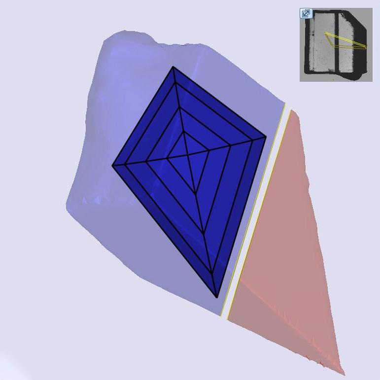 2.07ct | Light Brown/VVS2 Kite Shape Step Cut Lab Diamond (IGI)-LITHOS Diamond