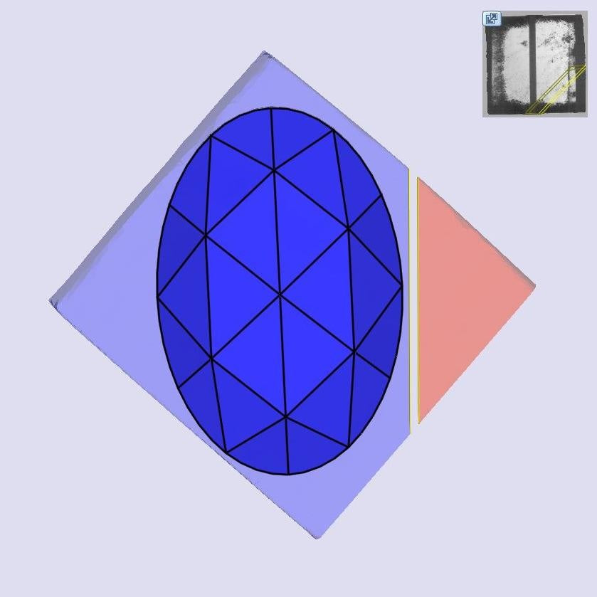3.06ct | E/VS1 Oval Shape Rose Cut Lab Diamond (IGI)
