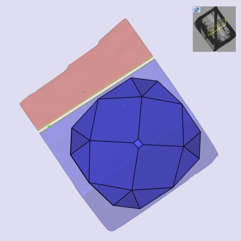 1.76ct | F/VVS2 Cushion Shape Mazarin Cut Lab Diamond (IGI)