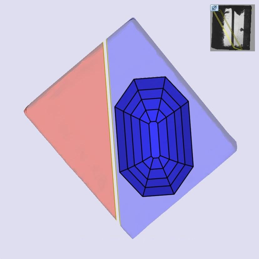 2.81ct | F/VVS2 Octagon Shape Step Cut Lab Diamond (IGI)