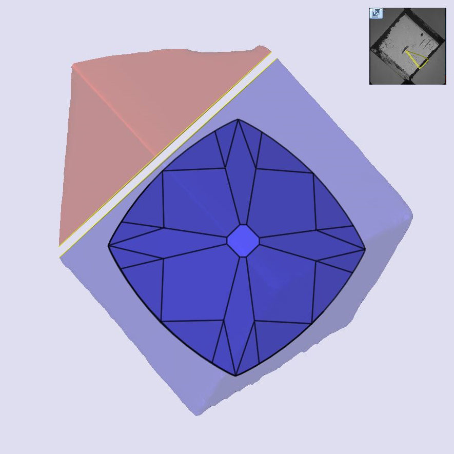 3.43ct | H/VS1 Cushion Shape Peruzzi Cut Lab Diamond (IGI)