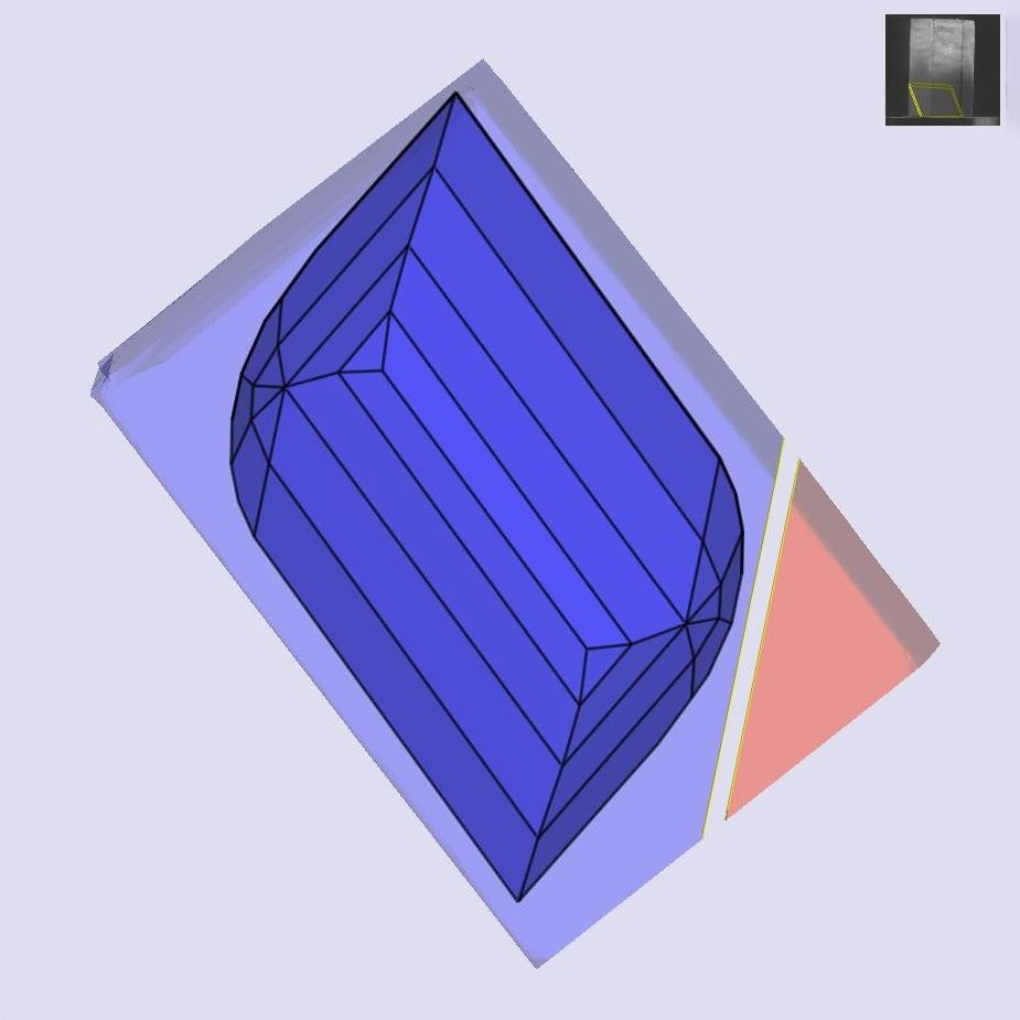 2.11ct | G/VS1 Rhomboid Shape Step Cut Lab Diamond (IGI)