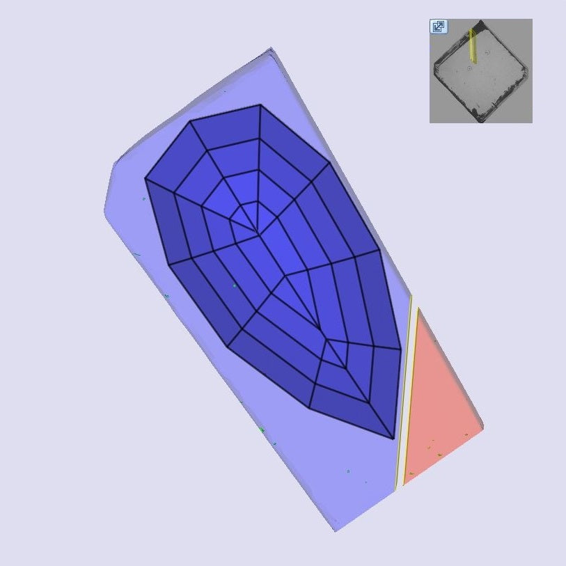 4.40ct | F/VS1 Pear Shape Step Cut Lab Diamond (IGI)