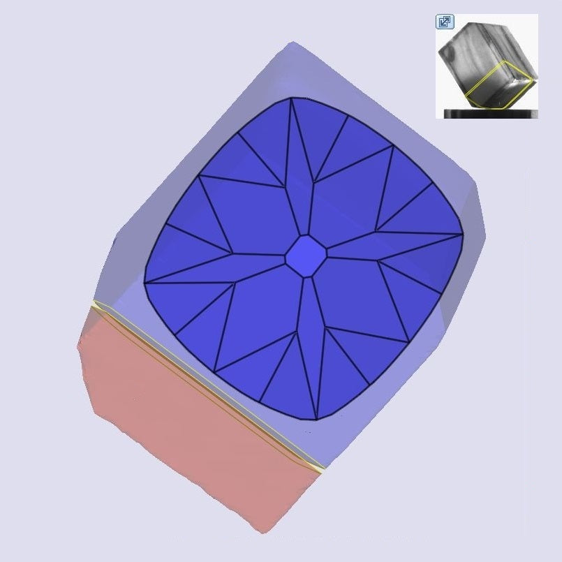1.20ct | E/VVS2 Cushion Shape Old Mine Cut Lab Diamond (IGI)