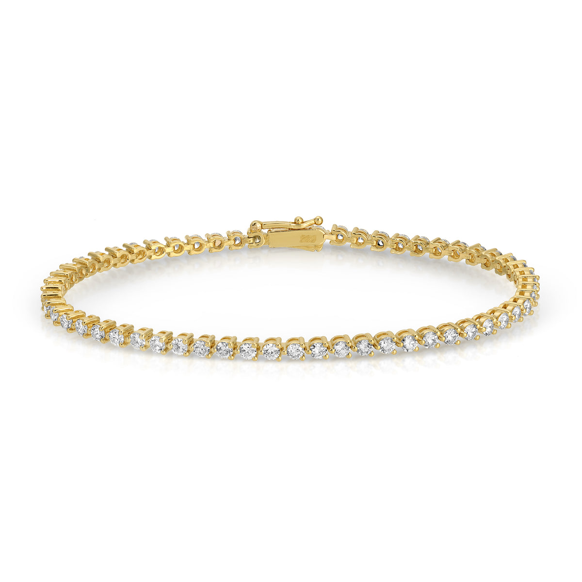 3- Prong Classic Tennis Bracelet