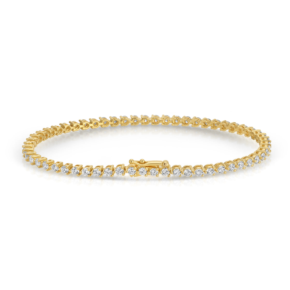 3- Prong Classic Tennis Bracelet