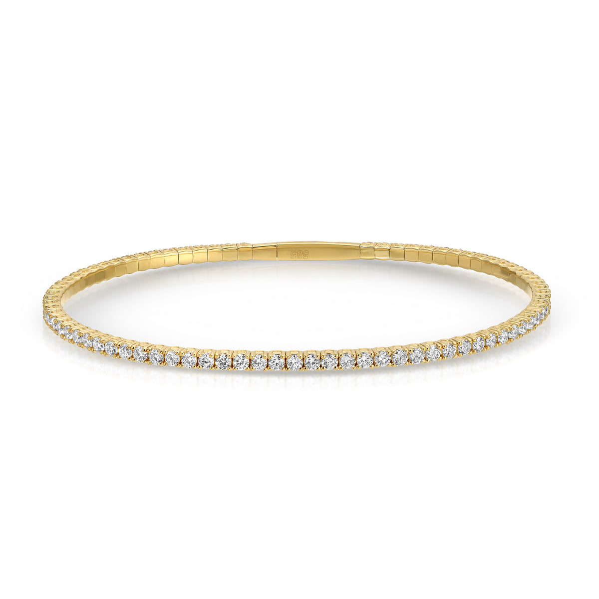 Full Diamond Flex Bangle