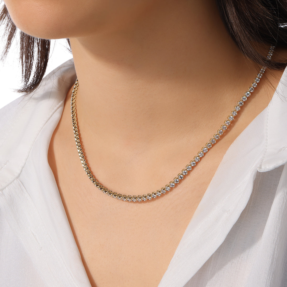 Bezel Necklace